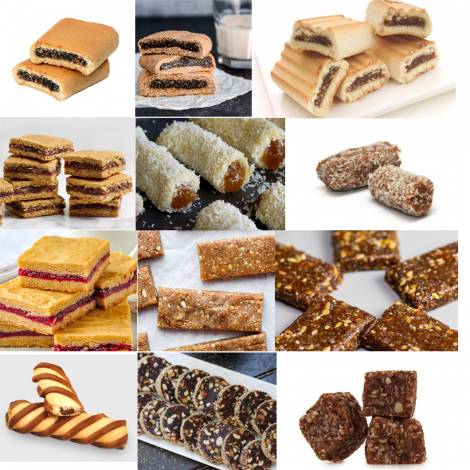 Automatic Center Filled Fruit Bar Cookies Making Machine