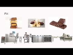 Papa hot selling P308 chocolate protein energy bar production line testing video