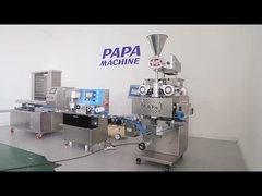 P188 Gear Pump Type Automatic Double Fillings Mooncake Encrusting Machine