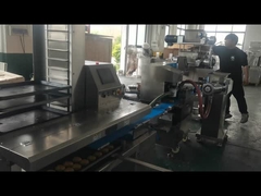 Papa hot selling P188 panda cookies production line testing video