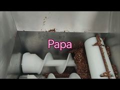 Papa small P307 dates bar machine with packing line testing video