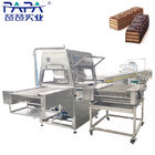 Wafer Chocolate Enrobing Machine With Cooling Tunnel Chocolate Enrobing Line