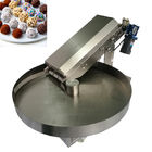Automatic cocoa powder chocolate sprinkles rotary table coating machine