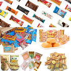 Horizontal food snack cookie biscuit bread chocolate bar flow wrap packaging machine