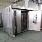 Diesel 42kw Commercial Baking Oven 64 Trays Hot Air Rotary Oven Stainless Steel 304