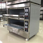 Mini Electric 304 Stainless Steel Baking Oven 400C 2 Deck 4 Tray Oven