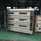 19.8KW Small Commercial Baking Oven Mini 3 Deck 9 Trays Stainless Steel Electric