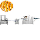 Small 1800pcs/H Pastry Production Line Flaky Bread Roll Maker Machine