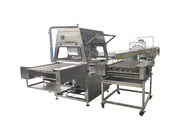 Industrial 400mm Belt Width Chocolate Enrobing Machine For Wafers / Wafer Rolls