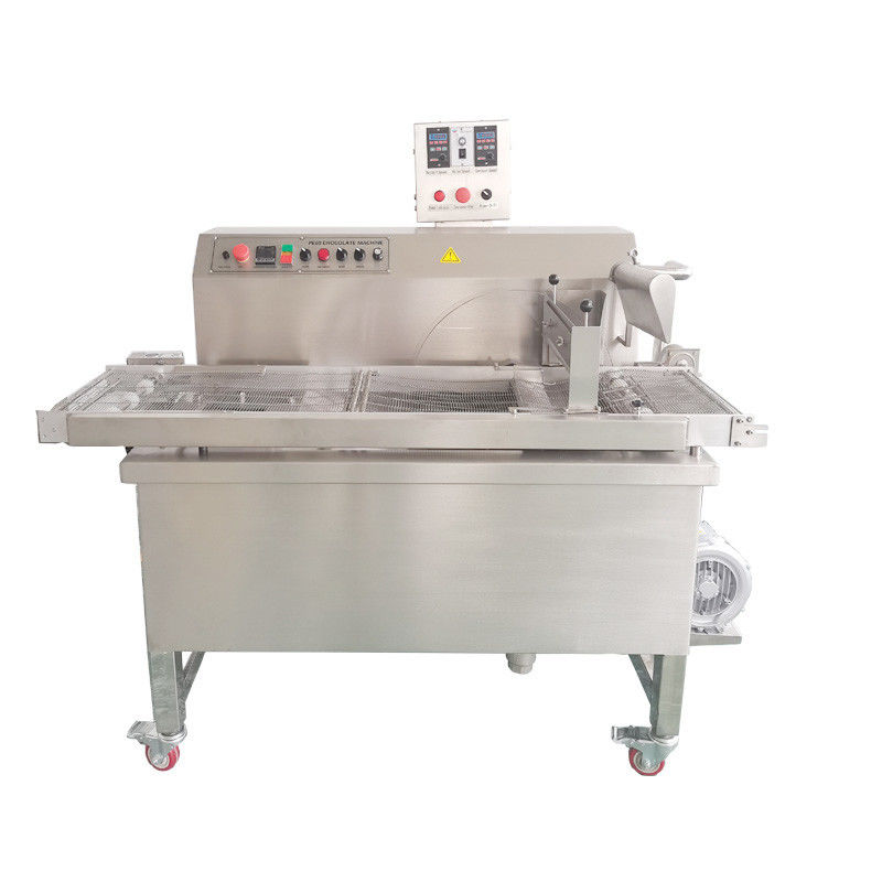 Commercial 60kg Chocolate Enrober Machine For Sale