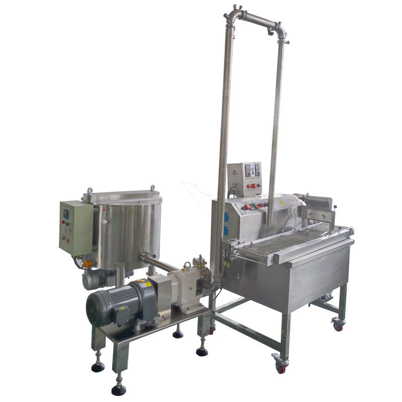 Small Chocolate Enrobing Machine Stainless Steel 304