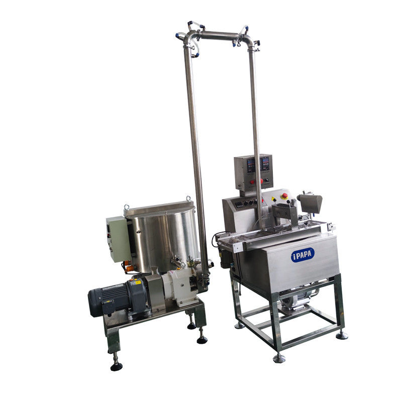 PE15 Automatic Continuous Chocolate Tempering Enrober Machine