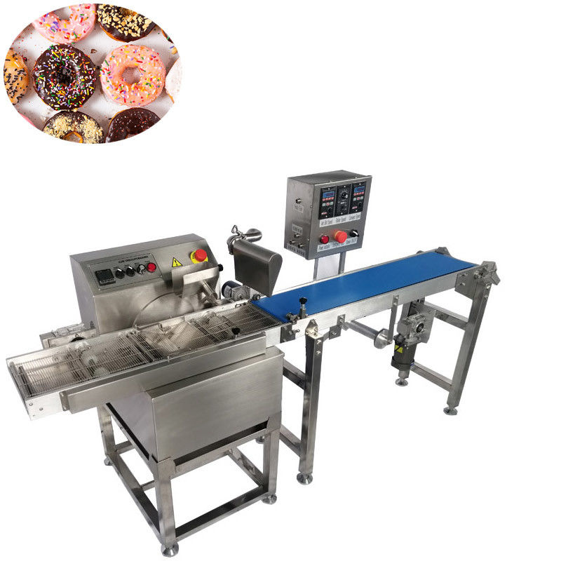 CE Certificated Chocolate Covering Machine For Chocolate Covered Strawberries