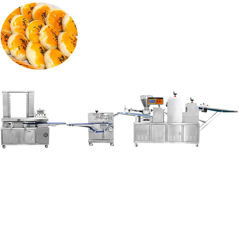 Automatic stuffed crispy bread flaky pastry production line