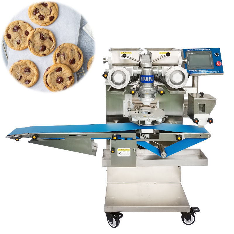 High Capacity Chocolate Chips Cookies Machine / Animal Cookie Encrusting Machine