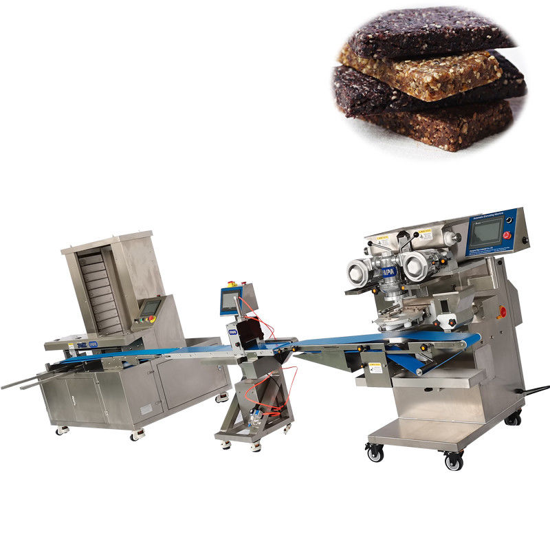Automatic Peanut Butter Filled Chocolate Energy Bar Making Machine