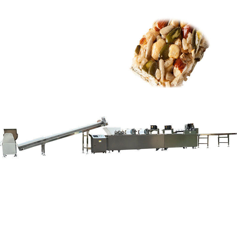 Hard Protein Bar Making Machine / Hard Peanut Bar Processing Line