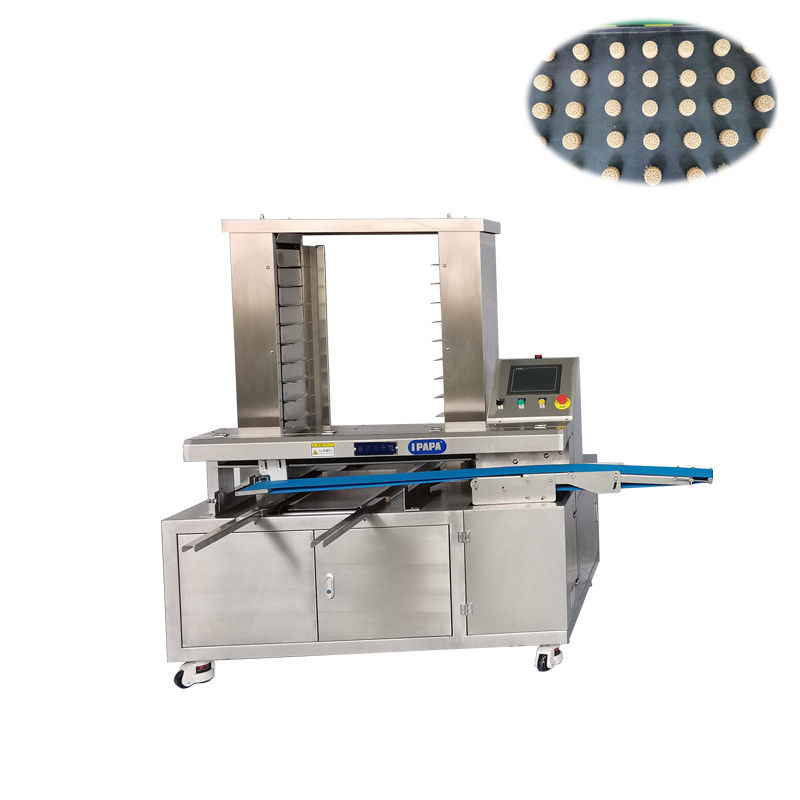 Full automatic maamoul tray arranging machine