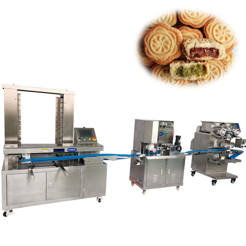 Full automatic Semolina Stuffed Cookies making machine