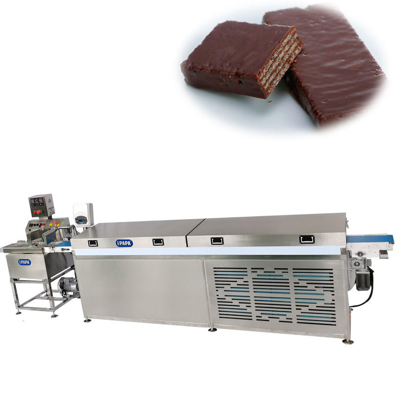 Small Chocolate Enrobing Machine For Snacks Cookies