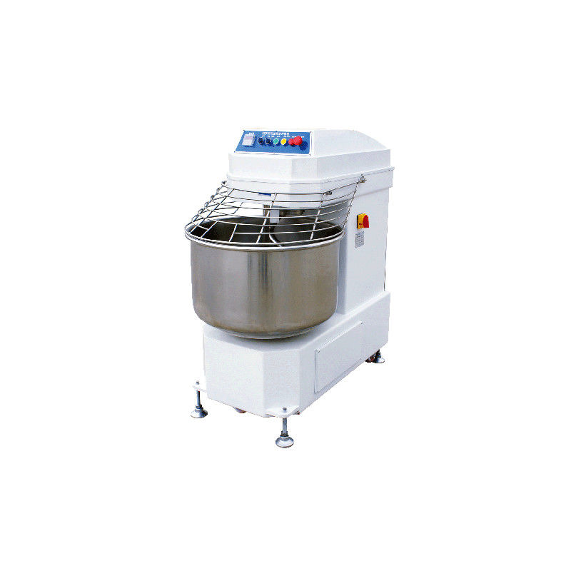 Small 60L Bakery Double Dough Hook Mixer 1.5kw/H Chain Spiral Mixture Machine