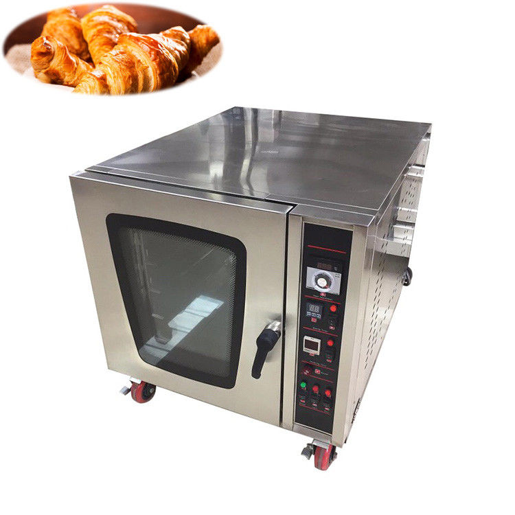 Small 42kw Electric 400C Hot Air Baking Oven Cookie Bagel Bread 5 Trays