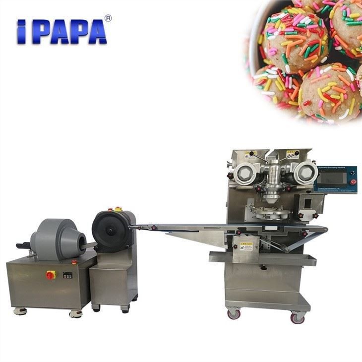 P160 Automatic Truffle Chocolate Ball Machine With PLC Touch Screen