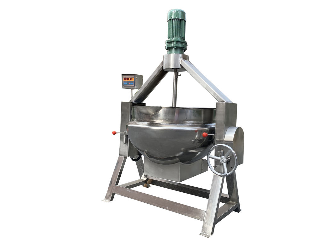 Industrial Sugar Syrup Boiler Machine / Sugar Cooker Machine With Agitator