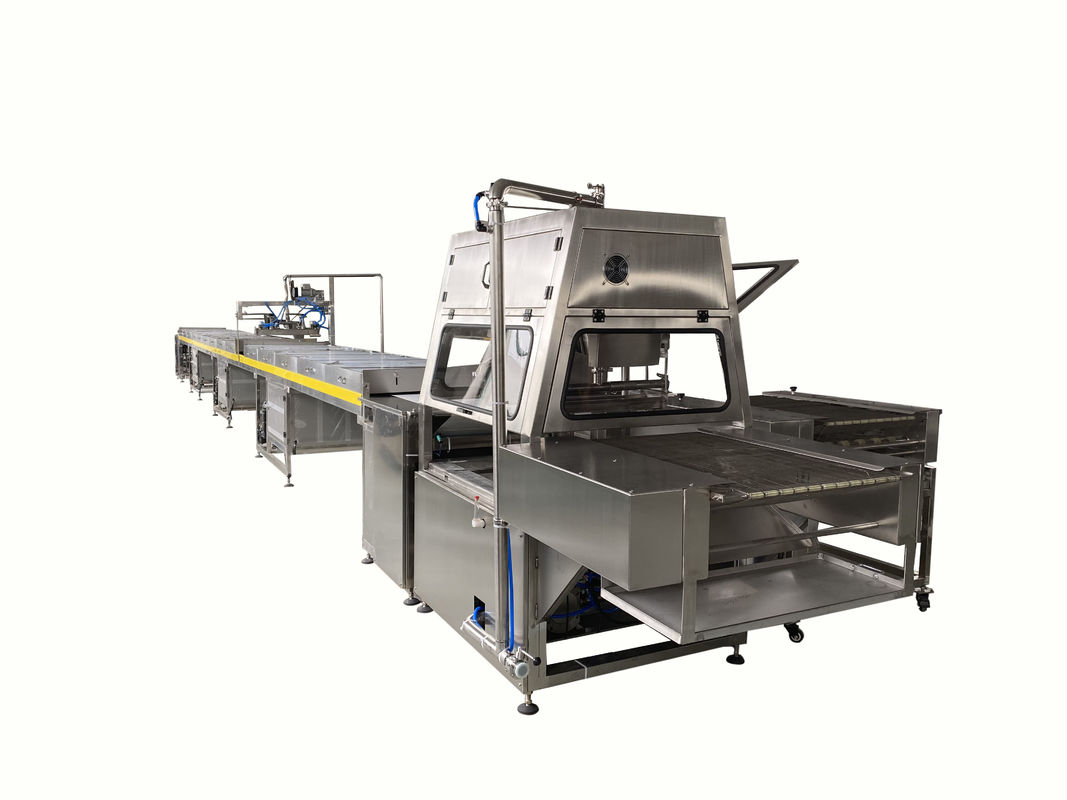 Industrial Chocolate Biscuit Coating Machine / Making Machine