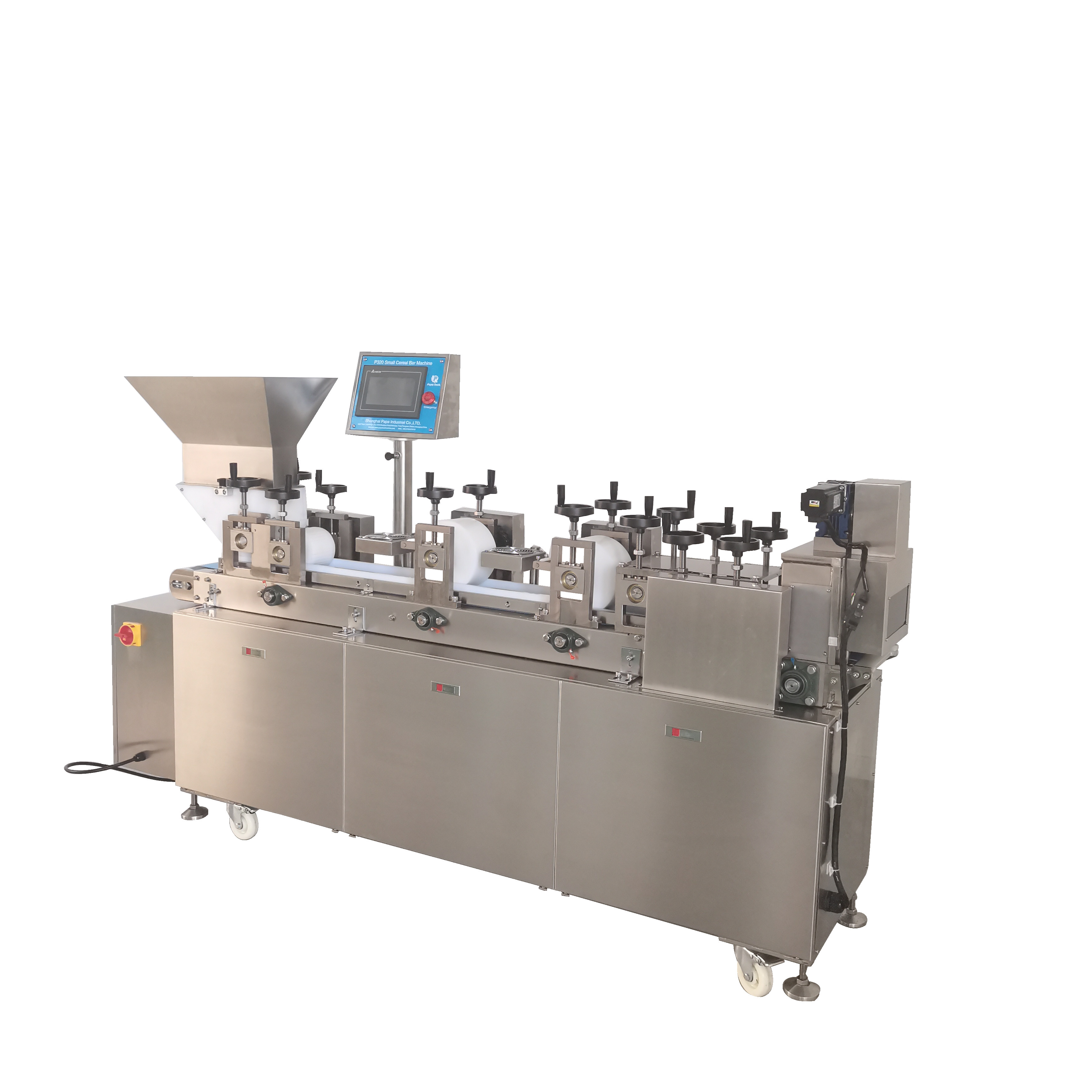 Papa small P320 dry fruit bar maker machine/Mini sesame snaps bar machine