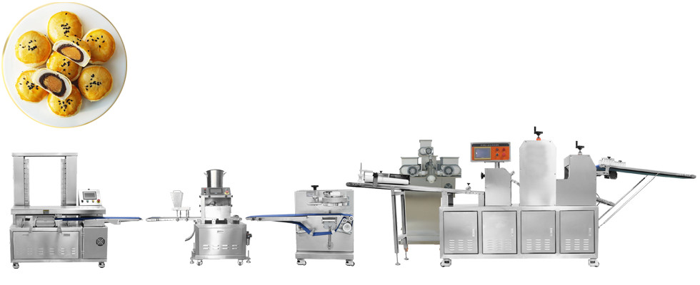 PAPA Automatic Stuffed Bread Production Line / Automatic Flaky Pastry ...